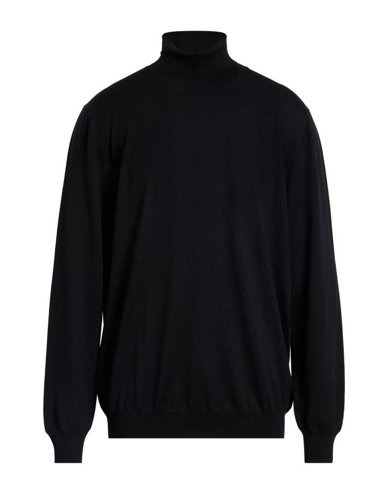 LARDINI Rollkragenpullover Herren Schwarz von LARDINI