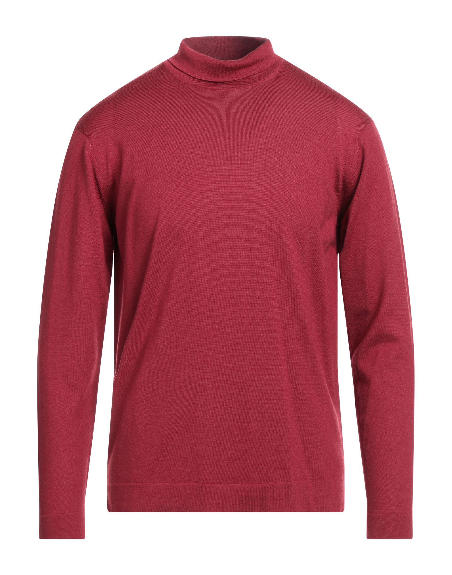 LARDINI Rollkragenpullover Herren Ziegelrot von LARDINI