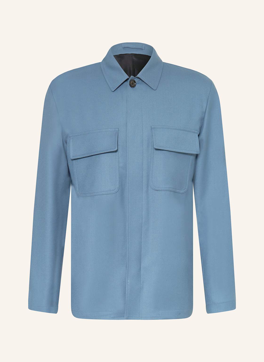Lardini Flanell-Overjacket blau Lardini Flanell-Overjacket blau von LARDINI