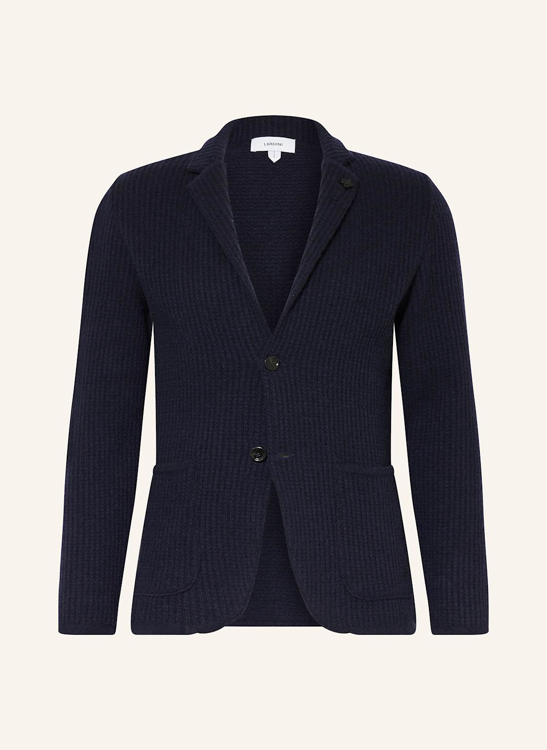 Lardini Stricksakko Extra Slim Fit Aus Cashmere blau Lardini Stricksakko Extra Slim Fit Aus Cashmere blau von LARDINI