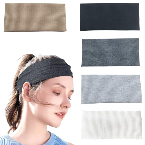 Stirnbänder für Frauen, 5 Stück elastische nicht rutschen Kopf Bands leichtes Schweiß Haar Bands für Sport Yoga laufen Stirnbänder für Frauen, 5 Stück elastische nicht rutschen Kopf Bands leichtes Schweiß Haar Bands für Sport Yoga laufen von LARDROK