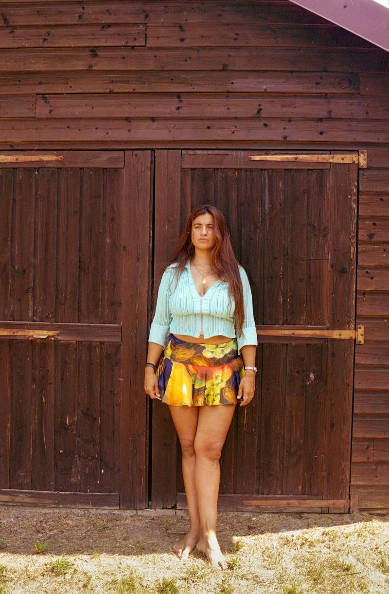 Türkisblaues Blusentop Mit Reißverschluss von LARELIGIEUSE