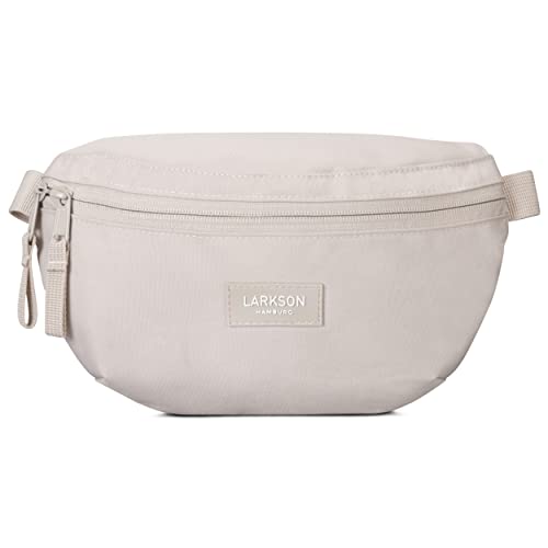 LARKSON Bauchtasche Damen & Herren Beige - Finn - Hüfttasche für Sport Outdoor Stadt - Gürteltasche Stylisch für Festival - Crossbody Bag mit Gurt - Wasserabweisend von LARKSON