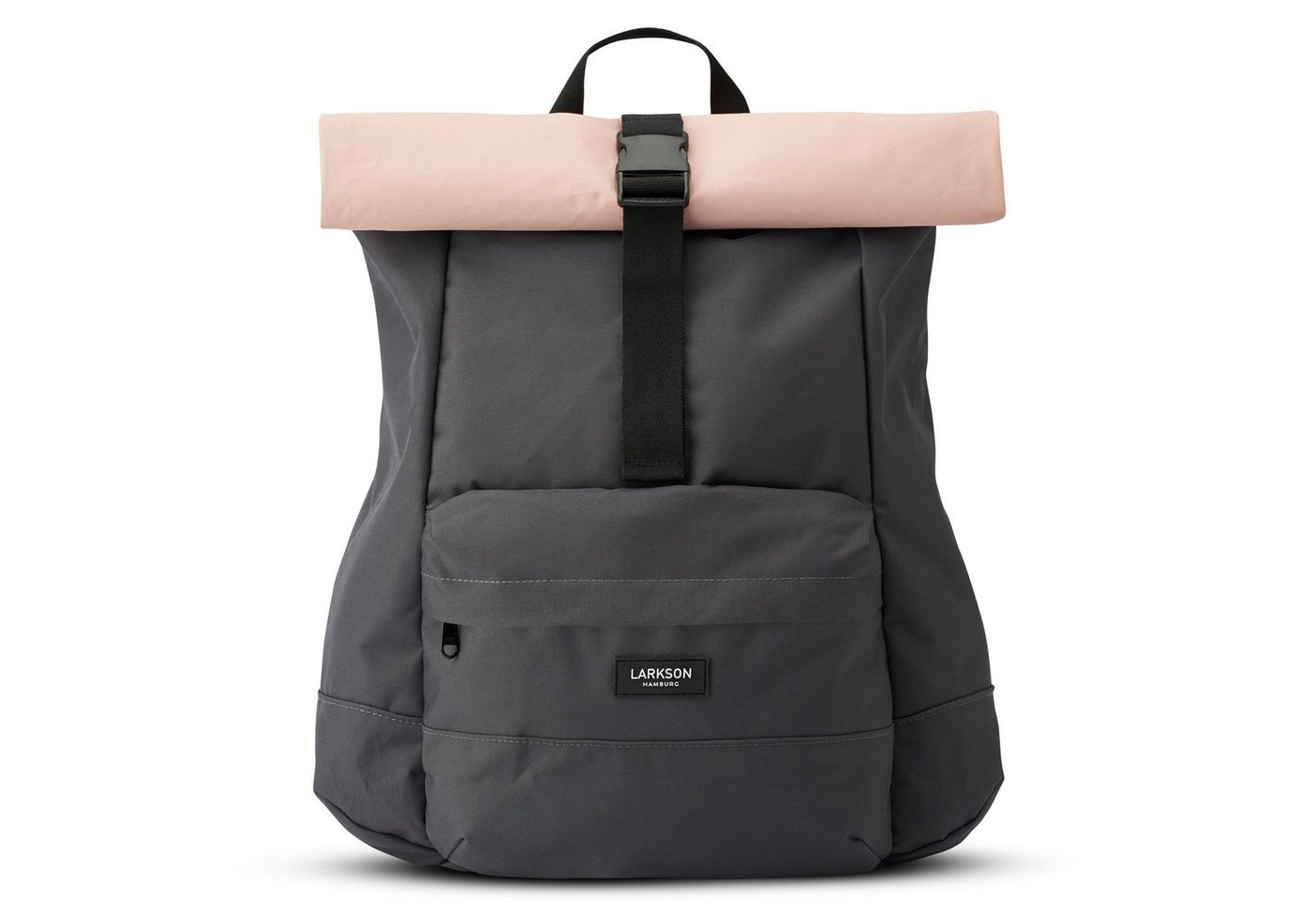 LARKSON Cityrucksack ALVA, Rolltop Damen Herren, Laptop Fach, Wasserabweisend von LARKSON