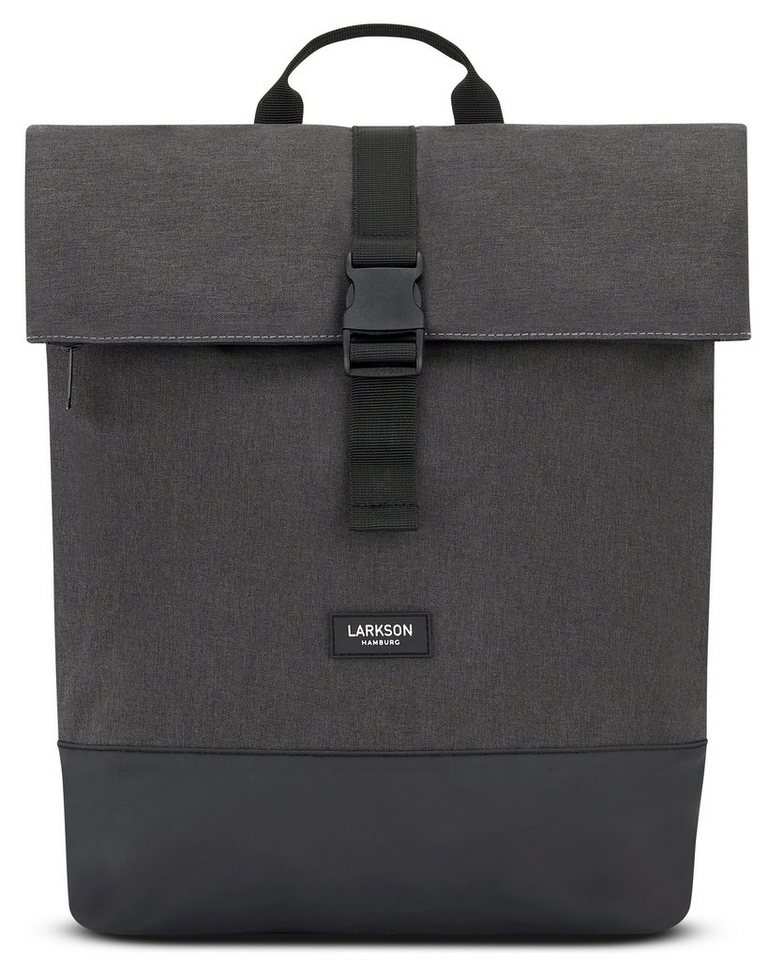 LARKSON Cityrucksack TAMMO, Rolltop Damen Herren, Laptop Fach, Flexible Größe, Wasserabweisend von LARKSON