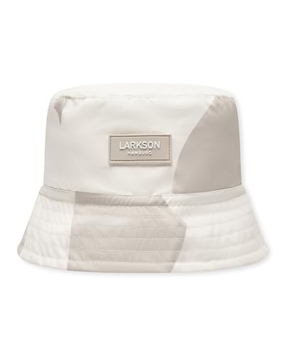 LARKSON Regenhut Damen Herren Beige Brush - Mats - Regenmütze in Zwei Größen - Fischerhut Wasserdicht für Outdoor Festival Freizeit - wasserdichte Regenhaube Wassersäule 10000 mm von LARKSON