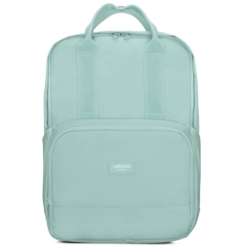 LARKSON Rucksack Damen & Herren Mint - No 6 - Daypack mit 16 Zoll Laptopfach - Rucksäcke für City Schule Business - Schulrucksack Mädchen Teenager - Wasserabweisend von LARKSON
