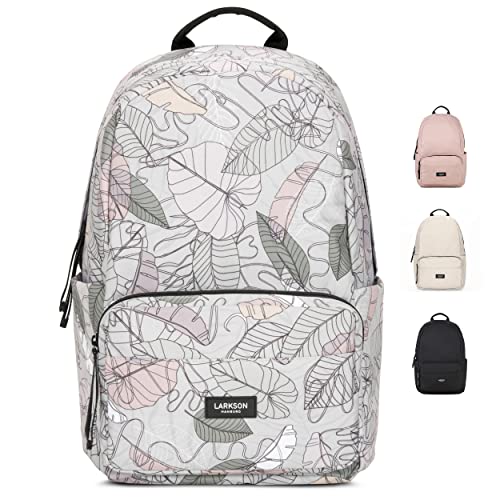 LARKSON Schulrucksack Mädchen & Jungen Teenager - No 3 - Rucksack Damen & Herren für Schule - 16" Laptopfach - Aus Recyceltem PET - Wasserabweisend von LARKSON