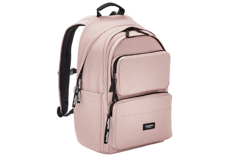 LARKSON Schulrucksack No 3 Advanced Rucksack für Schule, Mädchen Jungen (1-tlg), 3 Hauptfächer, Seitentasche, Laptopfach, Wasserabweisend von LARKSON