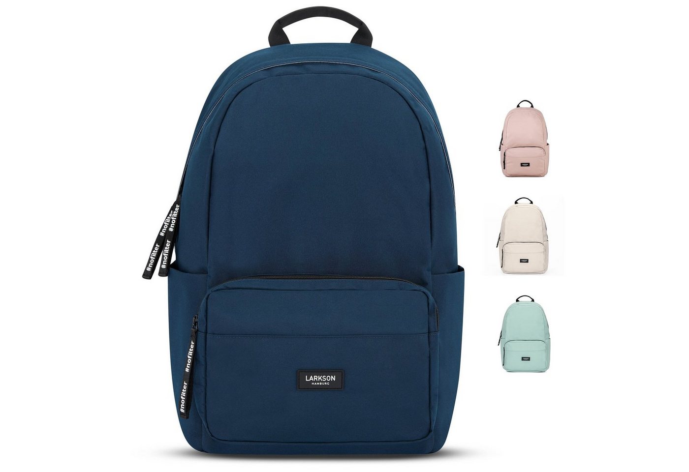 LARKSON Schulrucksack No 3 Rucksack Schule Mädchen Jungen Teenager (Keine Set), Seitentasche, Laptopfach, Wasserabweisend von LARKSON