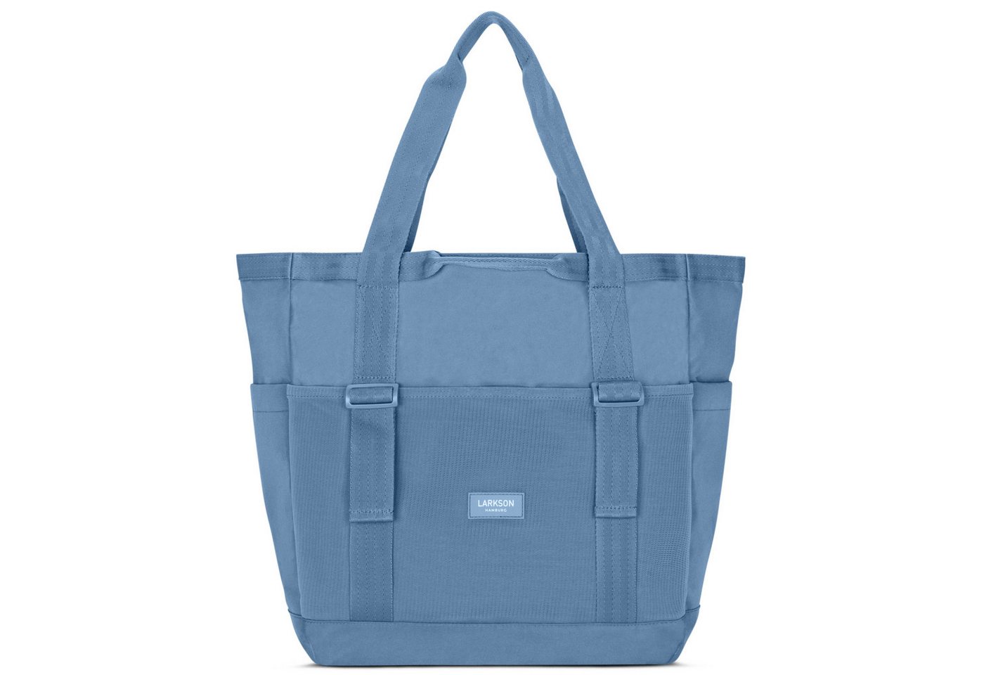 LARKSON Shopper Smilla Strandtasche für Damen und Herren (1-tlg), Große Beach Bag für Strand und Urlaub, Reißverschluss, Wasserabweisend von LARKSON