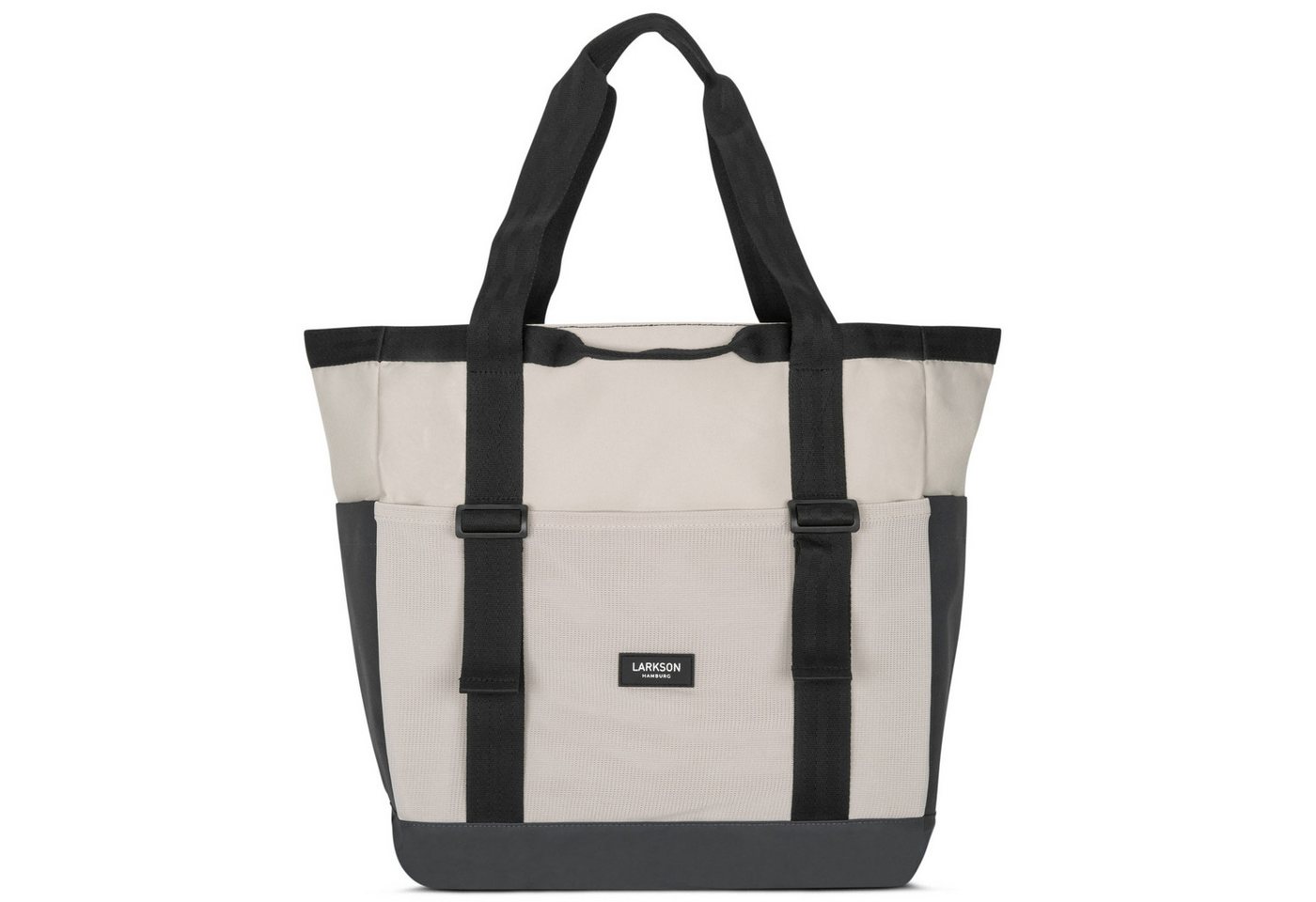 LARKSON Shopper Smilla Strandtasche für Damen und Herren (1-tlg), Große Beach Bag für Strand und Urlaub, Reißverschluss, Wasserabweisend von LARKSON