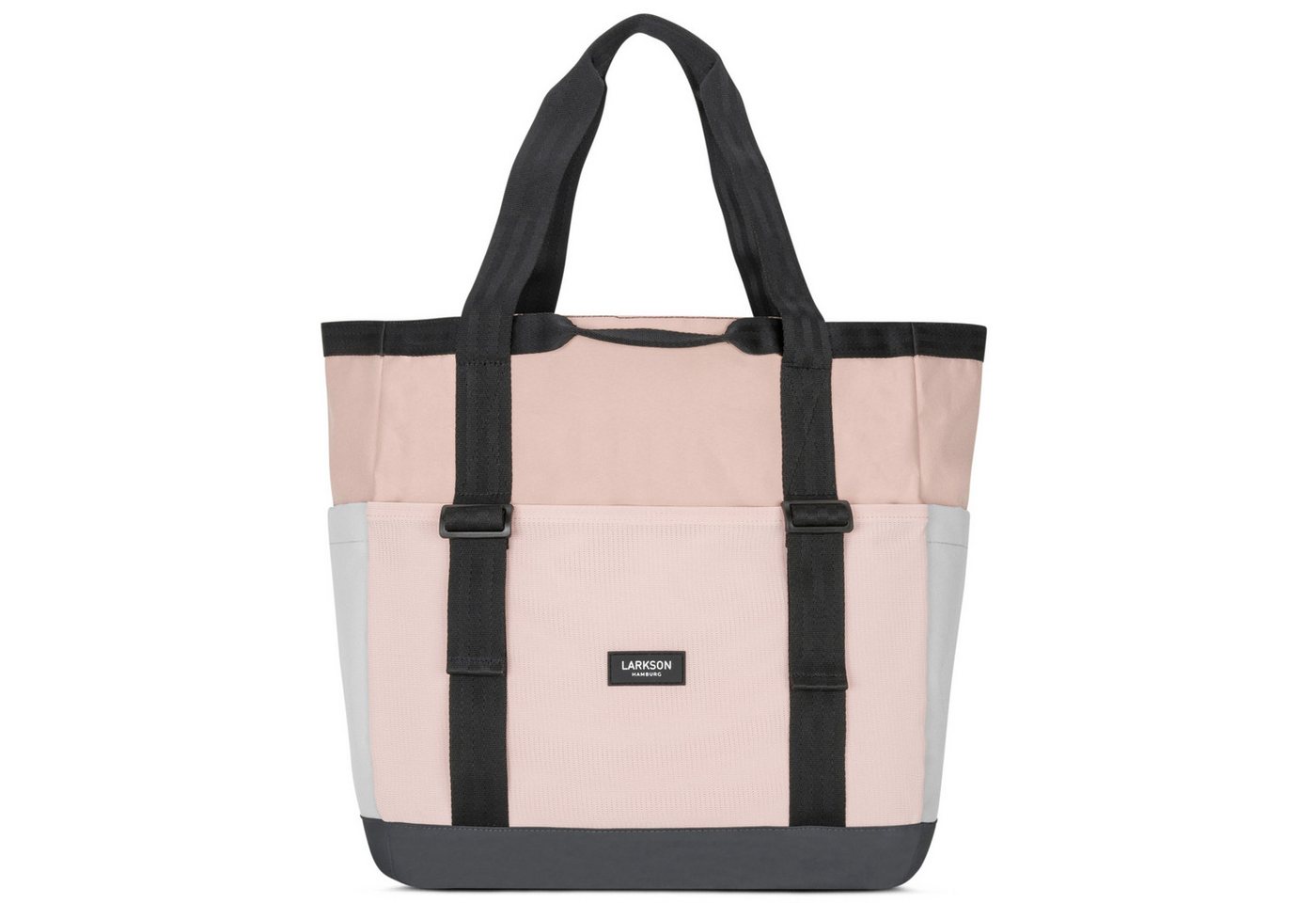 LARKSON Shopper Smilla Strandtasche für Damen und Herren (1-tlg), Große Beach Bag für Strand und Urlaub, Reißverschluss, Wasserabweisend von LARKSON