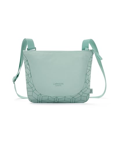 LARKSON Umhängetasche Herren & Damen Mint - Henrik - Sacoche Bag Schultertasche Flach - Kleine Messenger Tasche zum Umhängen - Wasserabweisend von LARKSON