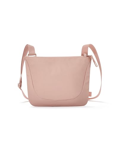 LARKSON Umhängetasche Herren & Damen Rosa - Henrik - Sacoche Bag Schultertasche Flach - Kleine Messenger Tasche zum Umhängen - Wasserabweisend von LARKSON