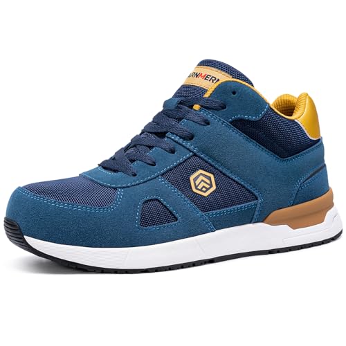 LARNMERN PRO Sicherheitsschuhe Leicht Sicherheitsstiefel Herren Arbeitsschuhe mit Stahlkappe rutschfest Sportlich Schutzschuhe Kobaltblau 425 EU LARNMERN PRO Sicherheitsschuhe Leicht Sicherheitsstiefel Herren Arbeitsschuhe mit Stahlkappe rutschfest Sportlich Schutzschuhe Kobaltblau 425 EU von LARNMERN PRO