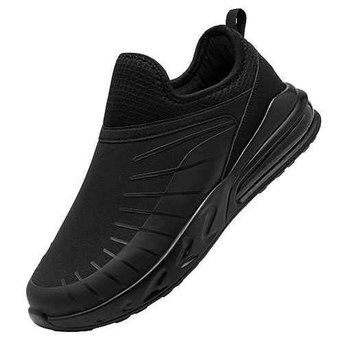 LARNMERN Kochschuhe Damen rutschfeste Schuhe Küche Arbeitsschuhe Wasserfeste Koch Schuhe Frauen Gastro Kellner Berufsschuhe Laufsohle Non-Slip Luftkissen,Schwarz/37 EU von LARNMERN