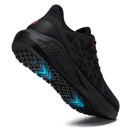 LARNMERN Kochschuhe Herren rutschfeste Atmungsaktiv Küche Schuhe Laufschuhe Herren küchen Non-Slip Küchenschuhe Koch Schuhe Männer Kellner Sportschuhe Ohne-Stahlkappe Berufsschuhe,Schwarz 40 EU von LARNMERN