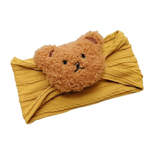 Kinder-Turban-Kopfbedeckung mit Bär, gedrehtes Dekor, elastisches Nylon-Haarband, Cartoon-Tier-Stirnband, modisches Stirnband für Mädchen, Nylon-Stirnband für Kinder Kinder-Turban-Kopfbedeckung mit Bär, gedrehtes Dekor, elastisches Nylon-Haarband, Cartoon-Tier-Stirnband, modisches Stirnband für Mädchen, Nylon-Stirnband für Kinder von LARUISEE