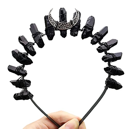 Kristall für Kopfreif, Mond, Haarschmuck, Hexerei-Zubehör, Haar-Accessoire für Hochzeiten, mehrere Farben Kristall für Kopfreif, Mond, Haarschmuck, Hexerei-Zubehör, Haar-Accessoire für Hochzeiten, mehrere Farben von LARUISEE
