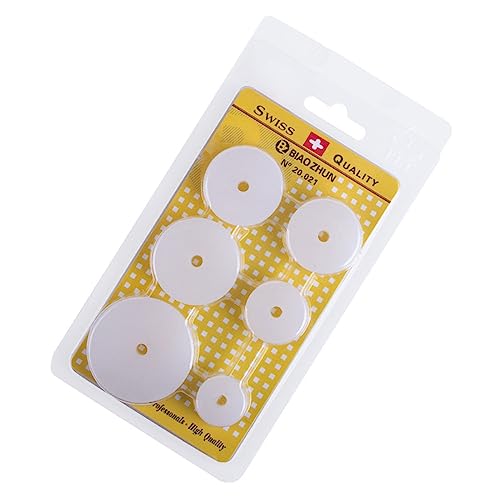 LARUISEE Professionelles Uhrwerk-Pad mit festem Kissen, 6-teiliges Armbanduhrgehäuse, offene Reparatur-Halterung, Entfernungsbasis, Reparaturwerkzeug, Uhrwerk-Pad von LARUISEE