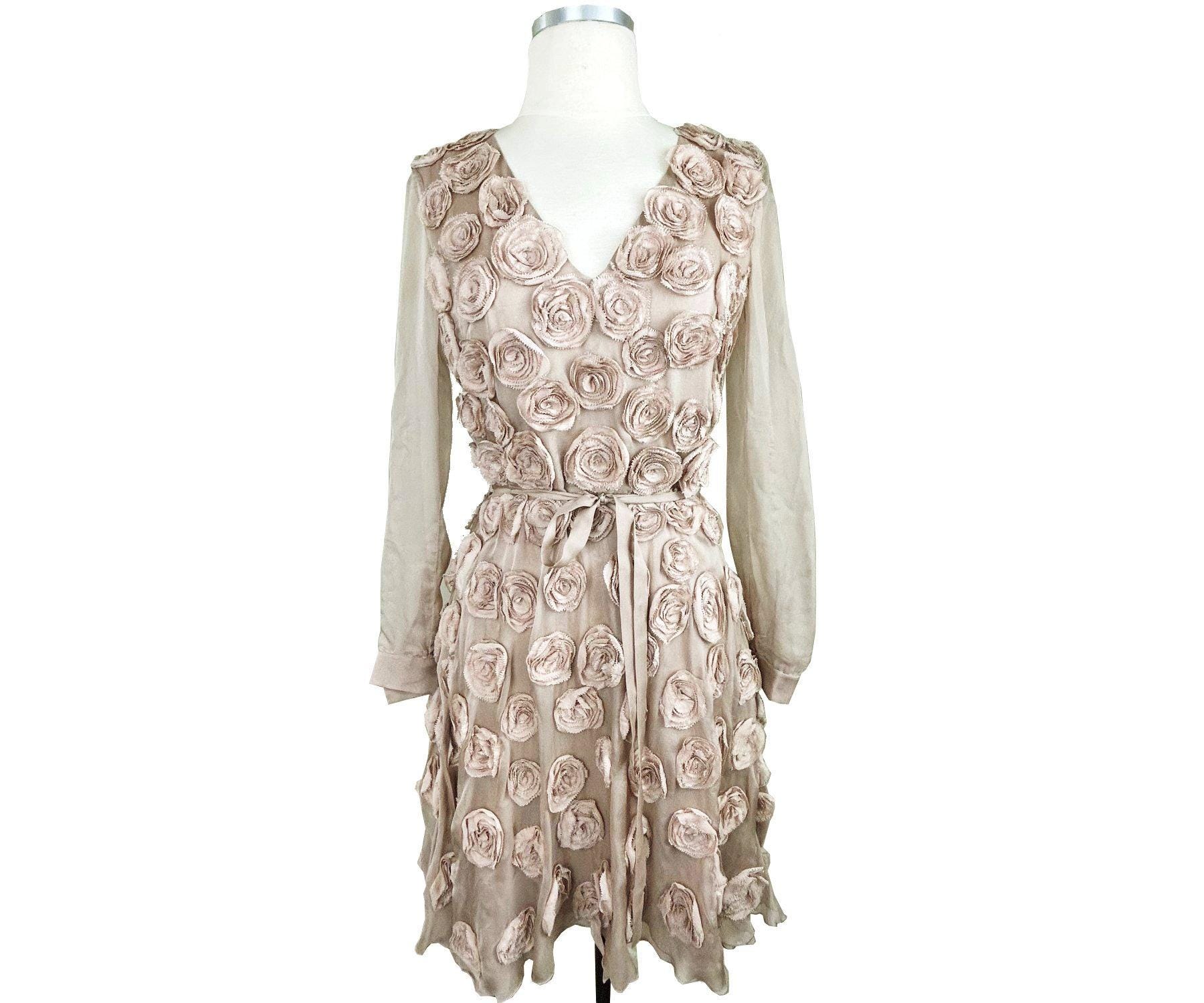 Valentino Altrosa Seidenkleid Valentino Altrosa Seidenkleid von LARVintage