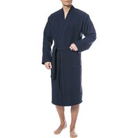 LASA Herren Bademäntel/-tücher blau Baumwolle & Mix unifarben von LASA