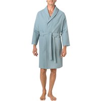 LASA Herren Bademantel grau unifarben von LASA
