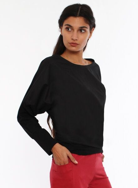 LASALINA SATIN Langarmshirt - aus Biobaumwolle von LASALINA