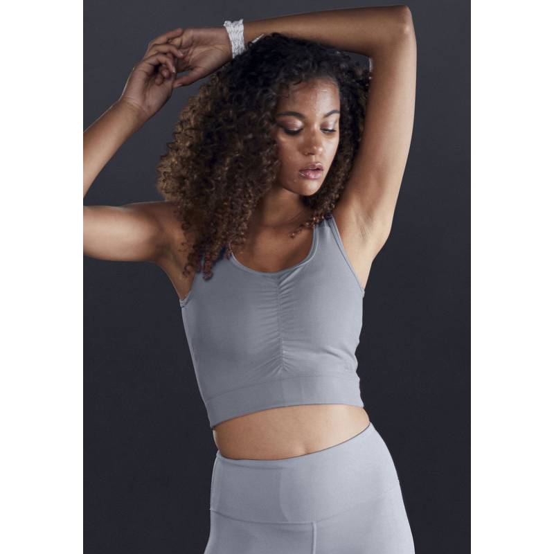 LASCANA ACTIVE Crop-Top Damen blau-grau Gr.S (36/38) von LASCANA ACTIVE