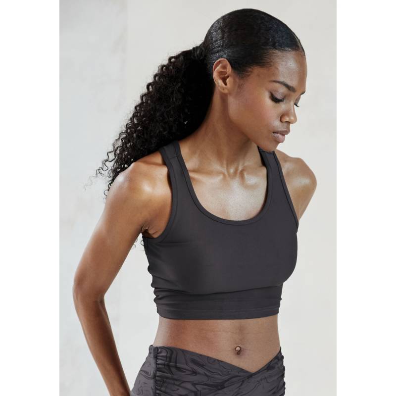 LASCANA ACTIVE Crop-Top Damen schwarz Gr.S (36/38) von LASCANA ACTIVE