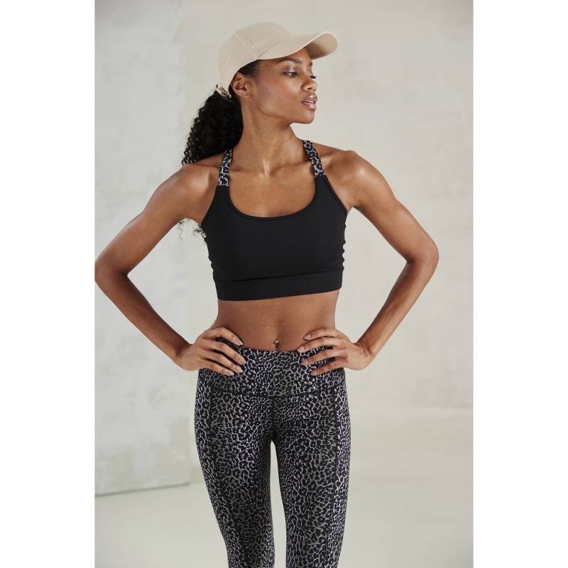 LASCANA ACTIVE Crop-Top Damen schwarz Gr.S (36/38) von LASCANA ACTIVE