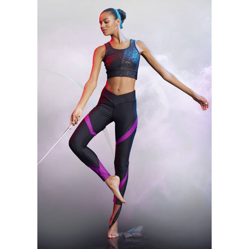 LASCANA ACTIVE Crop-Top Damen schwarz Gr.S (36/38) von LASCANA ACTIVE