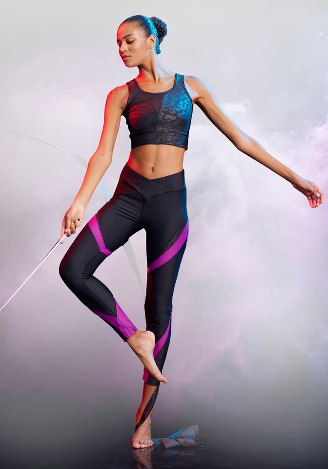 LASCANA ACTIVE Crop-Top mit Leodruck von LASCANA ACTIVE