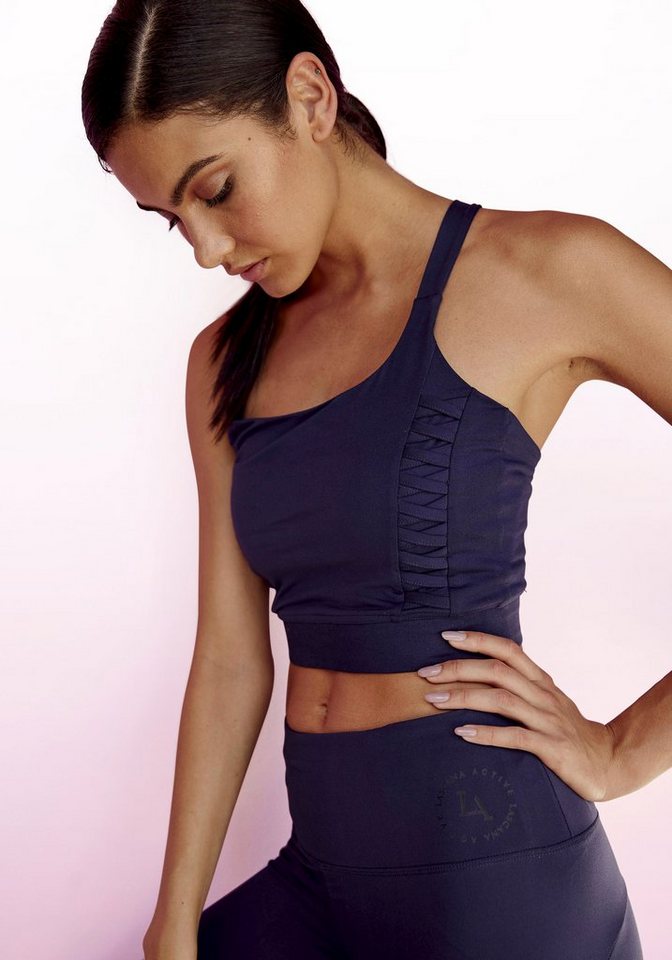 LASCANA ACTIVE Crop-Top mit gekreuzten Trägern und Rundhalsausschnitt von LASCANA ACTIVE