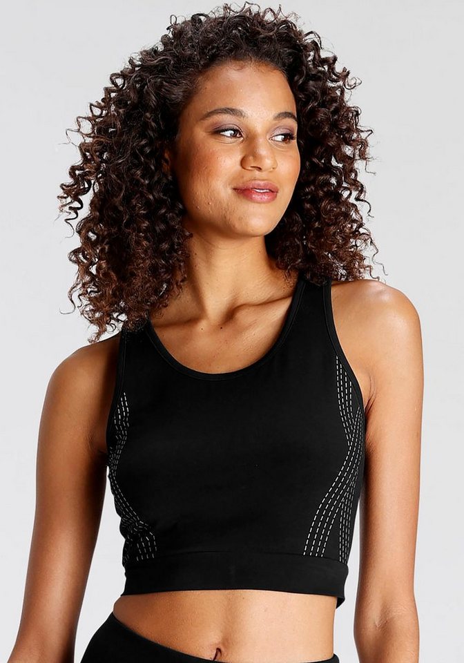 LASCANA ACTIVE Crop-Top mit reflektierendem Druck von LASCANA ACTIVE