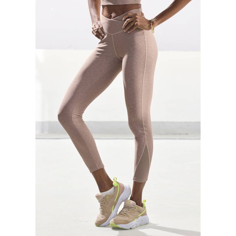 LASCANA ACTIVE Funktionsleggings Damen taupe Gr.S (36/38) von LASCANA ACTIVE