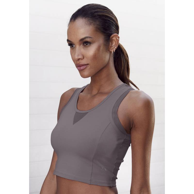 LASCANA ACTIVE Funktionsshirt Damen stone Gr.M (40/42) von LASCANA ACTIVE