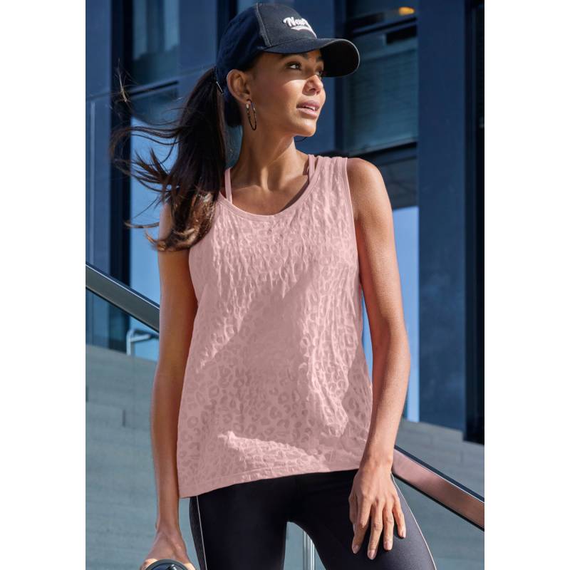 LASCANA ACTIVE Funktionstop Damen rosa Gr.M (40/42) von LASCANA ACTIVE