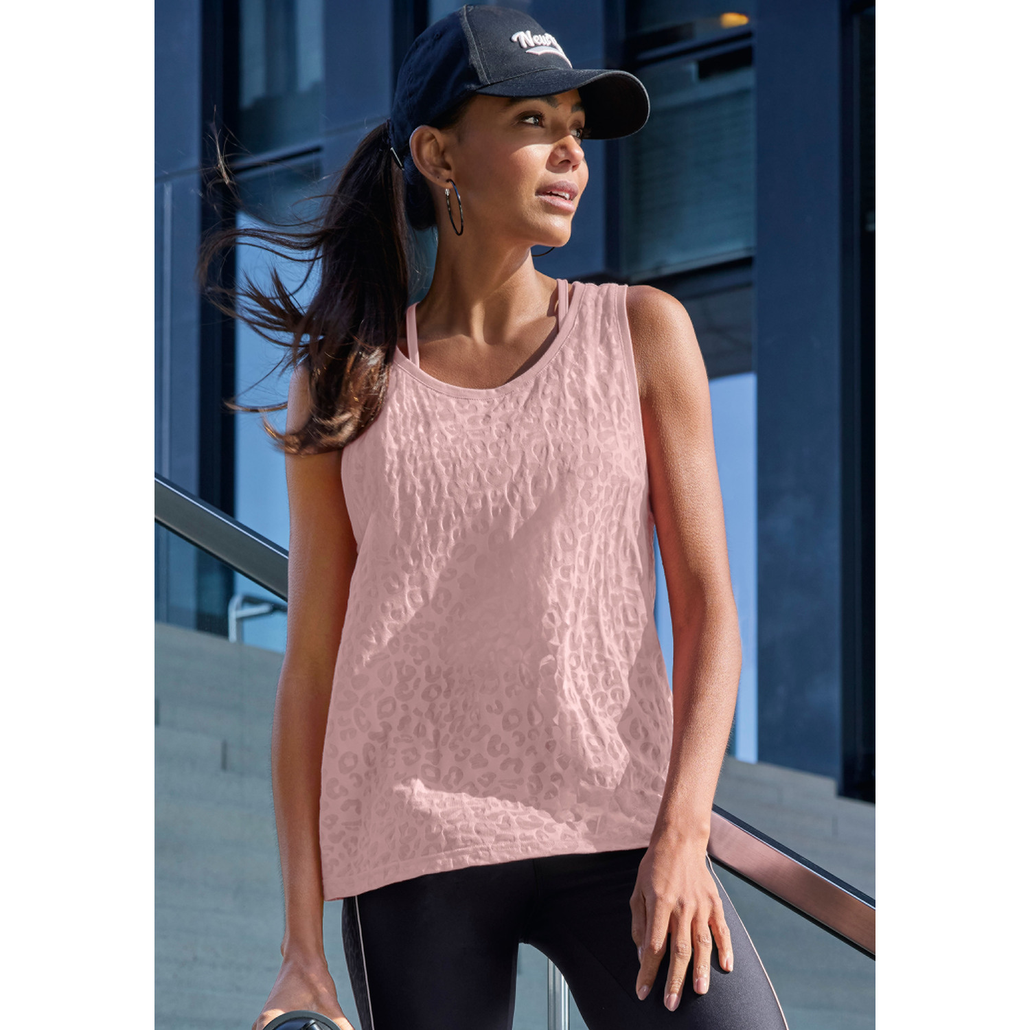 LASCANA ACTIVE Funktionstop Damen rosa Gr.S (36/38) von LASCANA ACTIVE