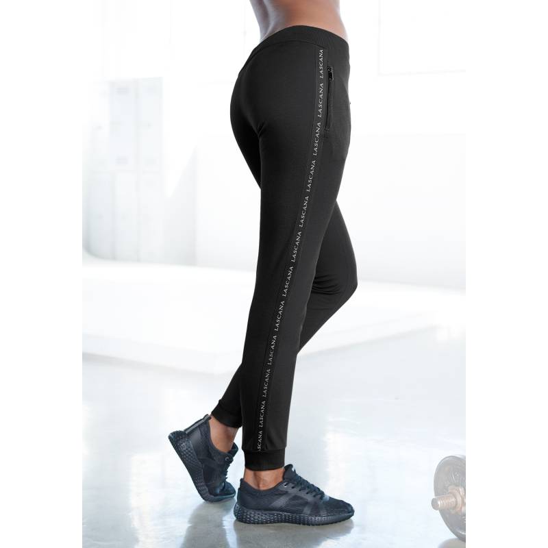 LASCANA ACTIVE Jogginghose Damen schwarz Gr.XS (32/34) von LASCANA ACTIVE