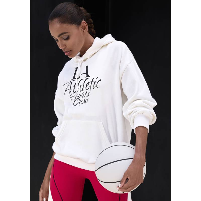 LASCANA ACTIVE Kapuzenpullover Damen weiß Gr.XS (32/34) von LASCANA ACTIVE