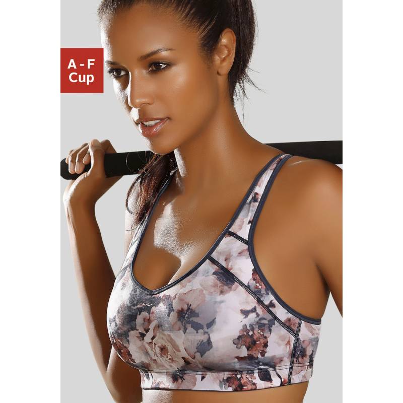 LASCANA ACTIVE Sport-BH Damen blumendruck Gr.85D von LASCANA ACTIVE