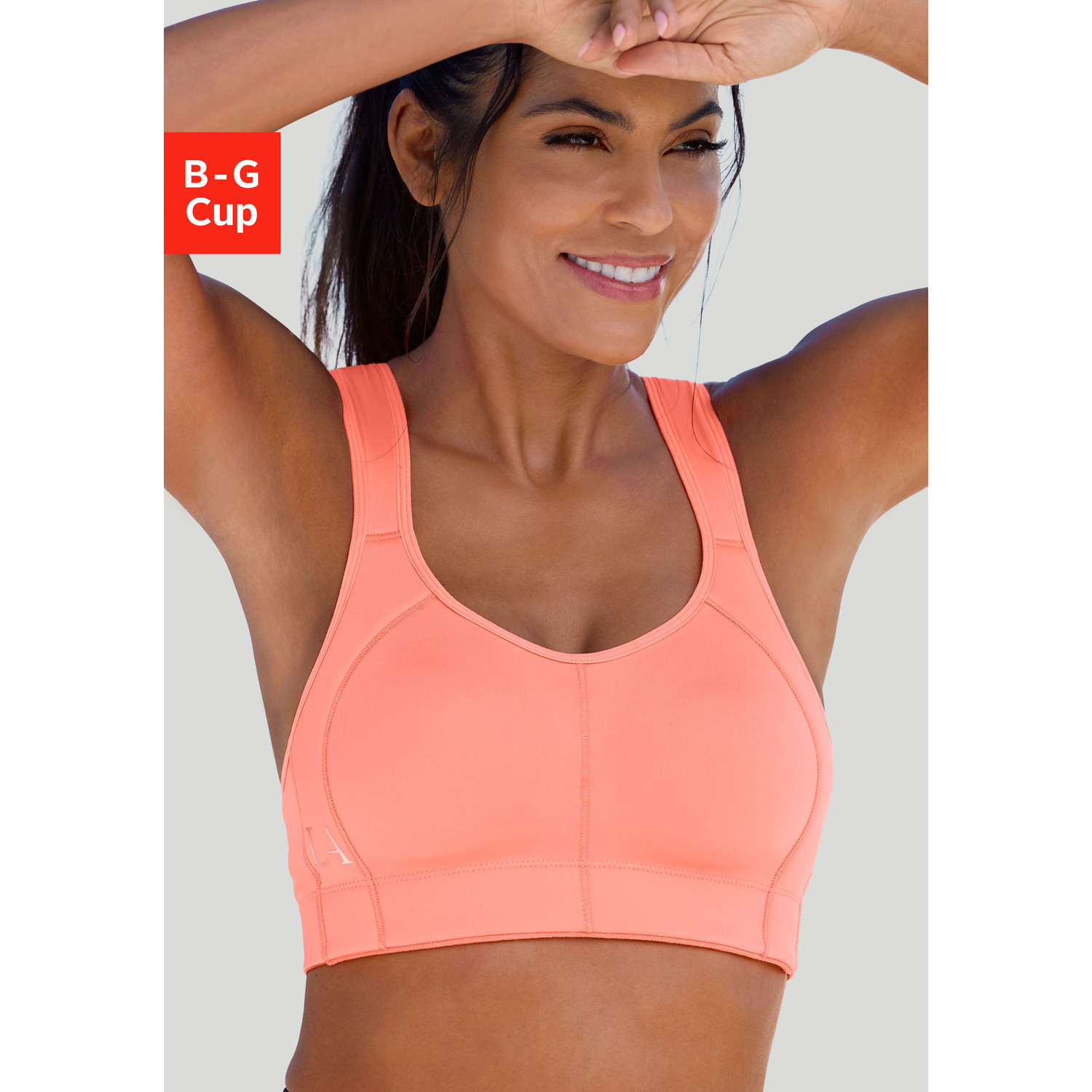 LASCANA ACTIVE Sport-BH Damen neon orange Gr.105G von LASCANA ACTIVE