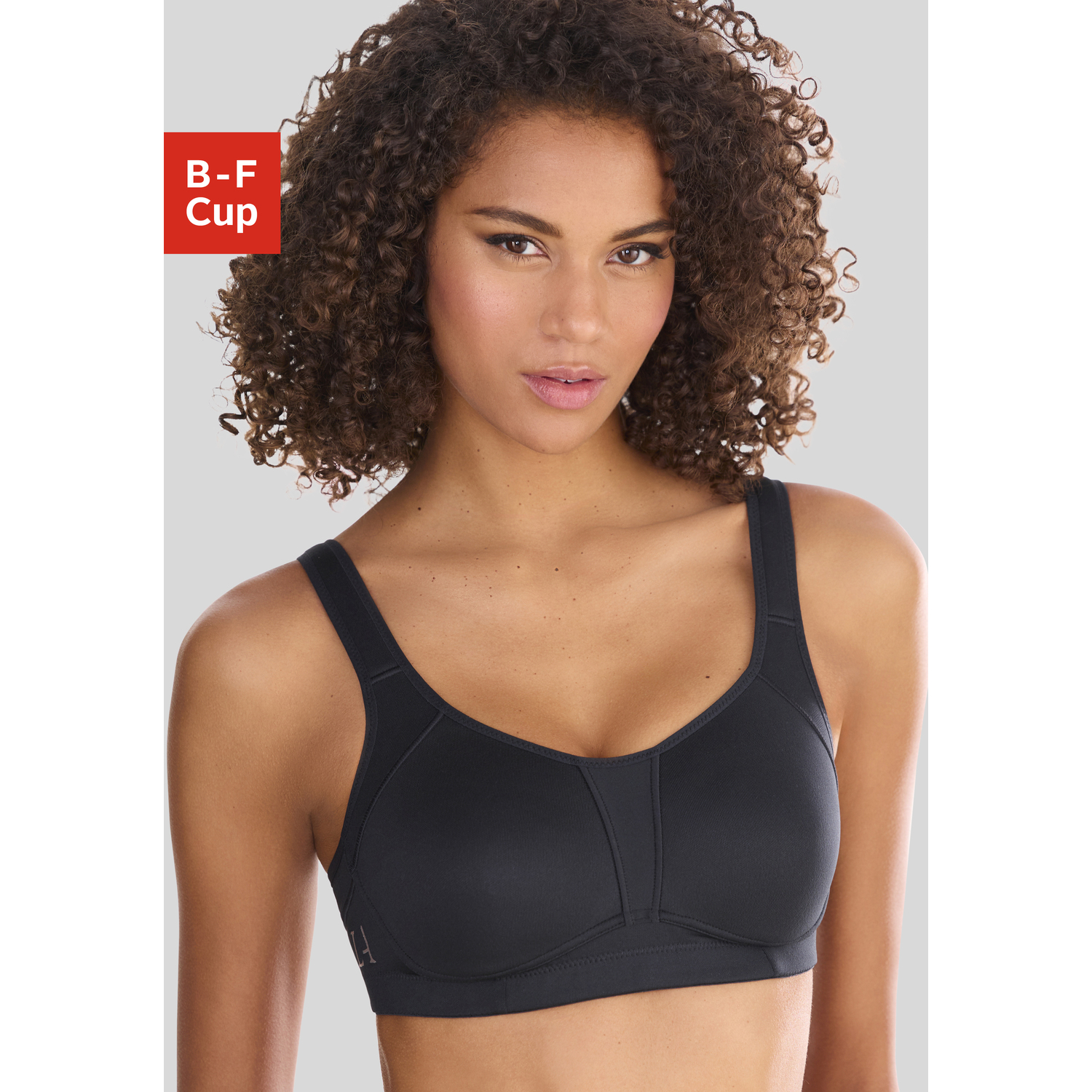 LASCANA ACTIVE Sport-BH Damen schwarz Gr.70C von LASCANA ACTIVE