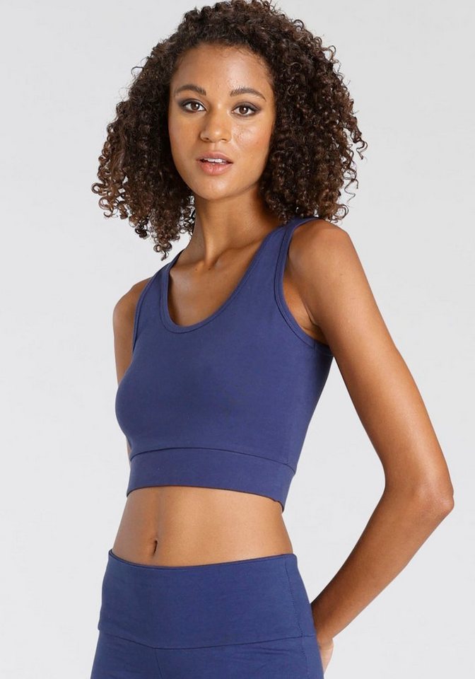 LASCANA ACTIVE Sporttop -Basic-Crop-Top mit breiten Trägern von LASCANA ACTIVE