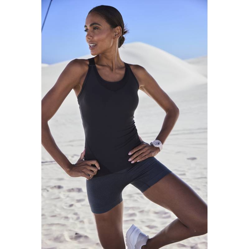LASCANA ACTIVE Sporttop Damen anthrazit Gr.XL (48/50) von LASCANA ACTIVE