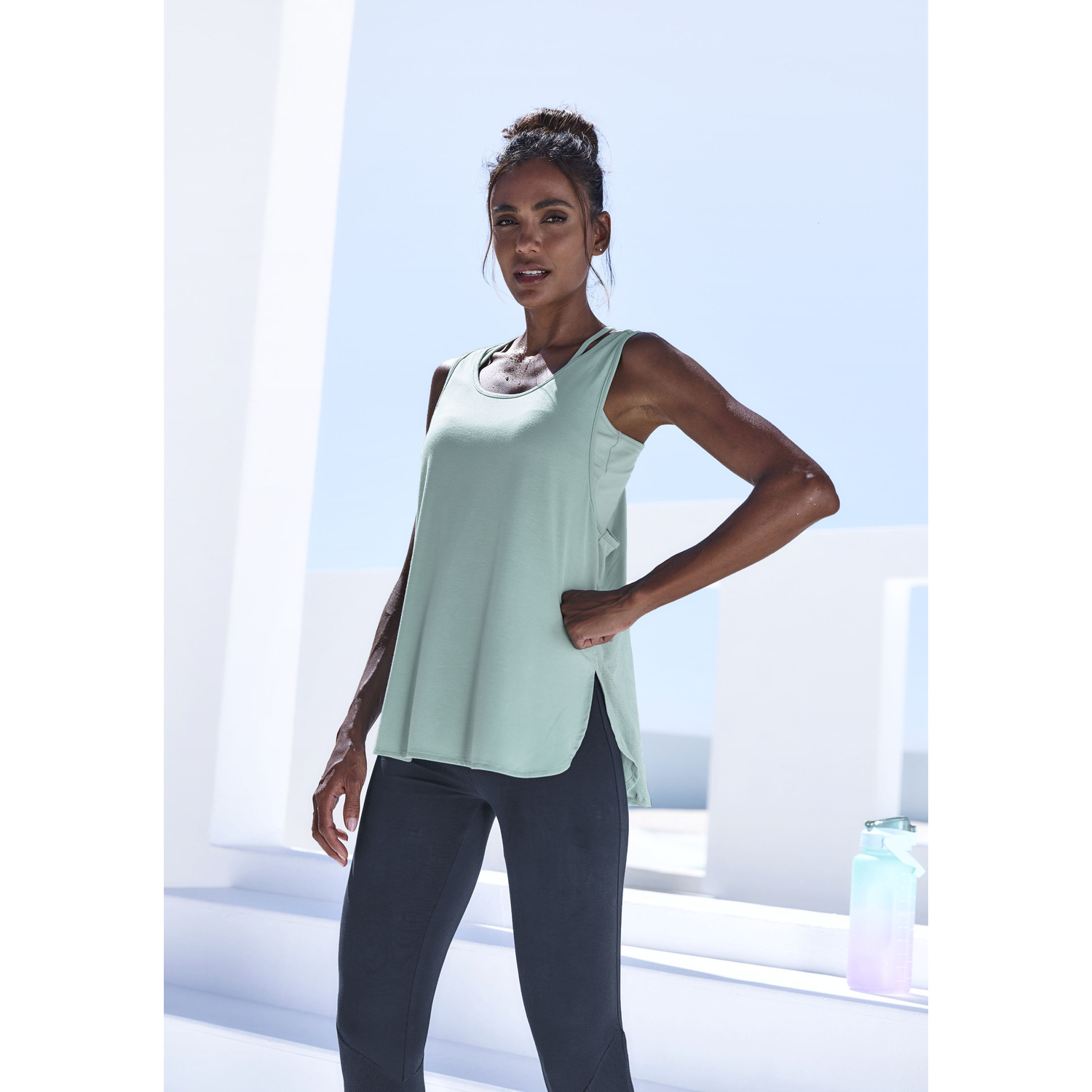 LASCANA ACTIVE Tanktop Damen mintgrün Gr.XS (32/34) von LASCANA ACTIVE