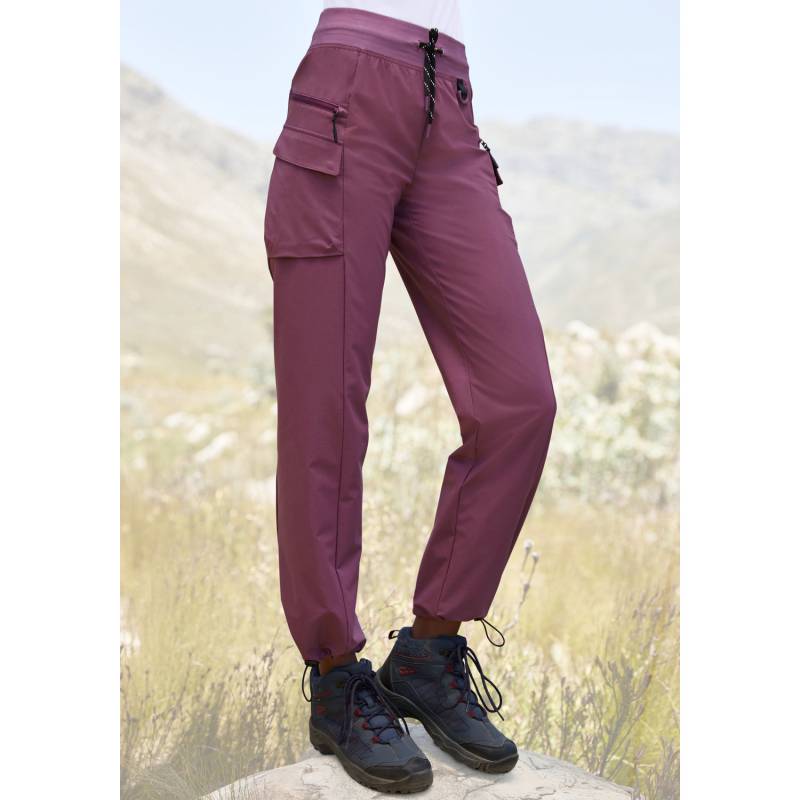 LASCANA ACTIVE Trekkinghose Damen mauve Gr.48 von LASCANA ACTIVE