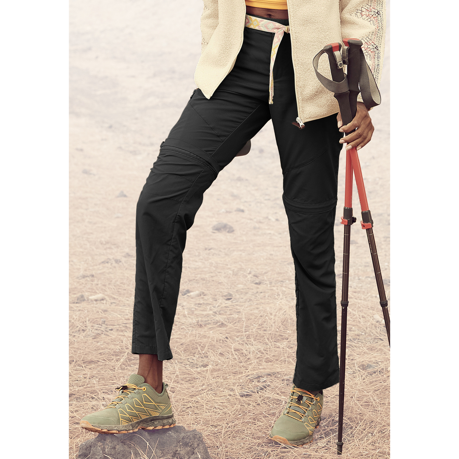 LASCANA ACTIVE Trekkinghose Damen schwarz Gr.32 von LASCANA ACTIVE